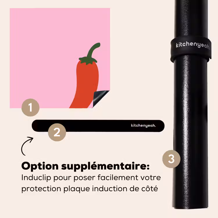 Protection plaque induction - Poivre - Rouge - Illustration — 8