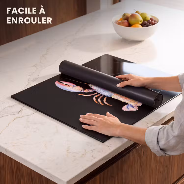Protection plaque induction - Cancer - Rose - Doux - Noir — 6