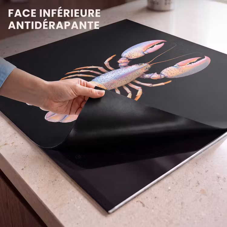 Protection plaque induction - Cancer - Rose - Doux - Noir — 7