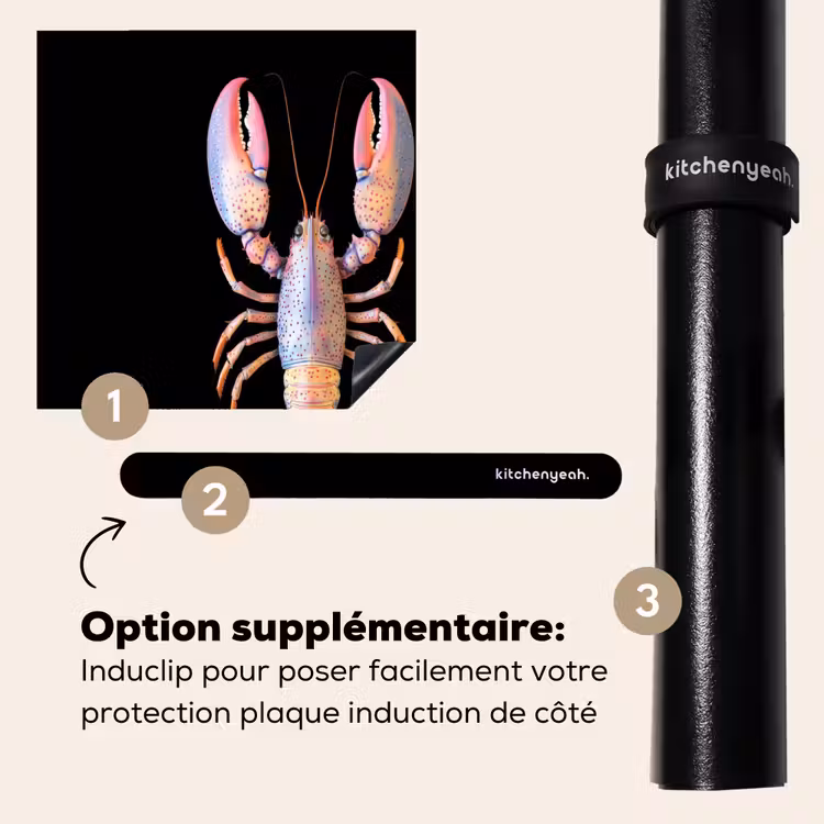 Protection plaque induction - Cancer - Rose - Doux - Noir — 8