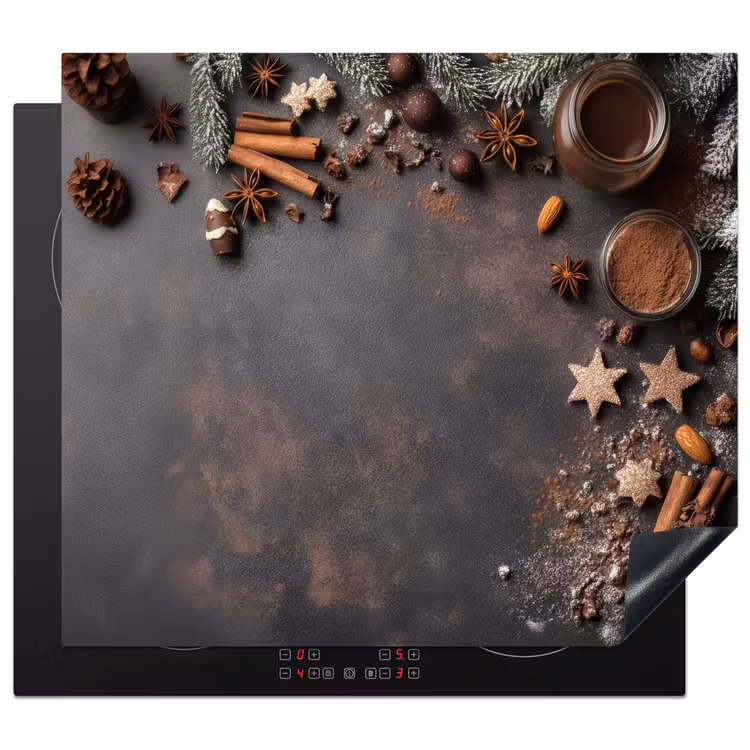 Protection plaque induction - Cannelle - Noël - Marron - Bronze — 1