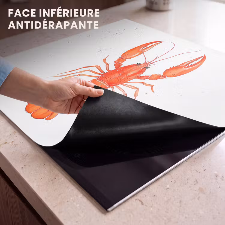 Protection plaque induction - Homard - Aquarelle - Orange — 7