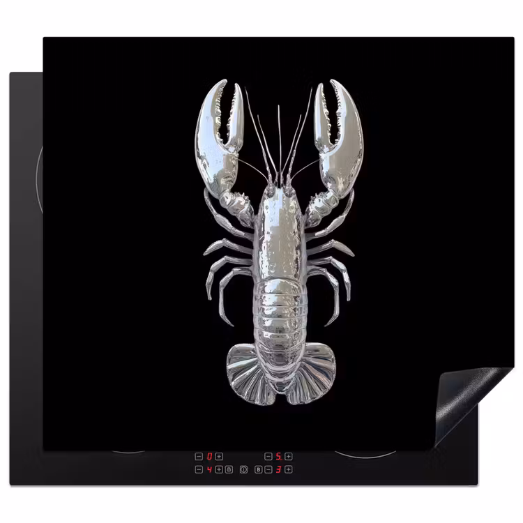 Protection plaque induction - Homard - Argent - Métallique - Luxe — 1