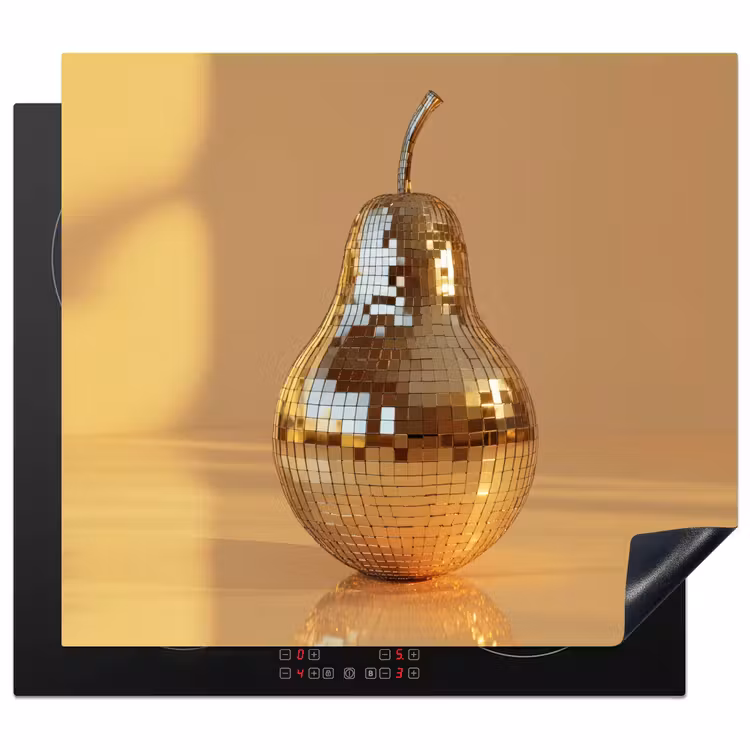 Protection plaque induction - Or - Disco - Paillettes - Poire — 1