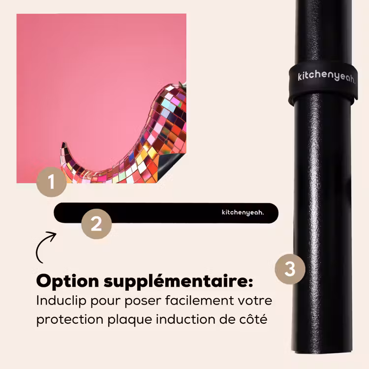 Protection plaque induction - Poivre - Disco - Rouge - Paillettes — 8