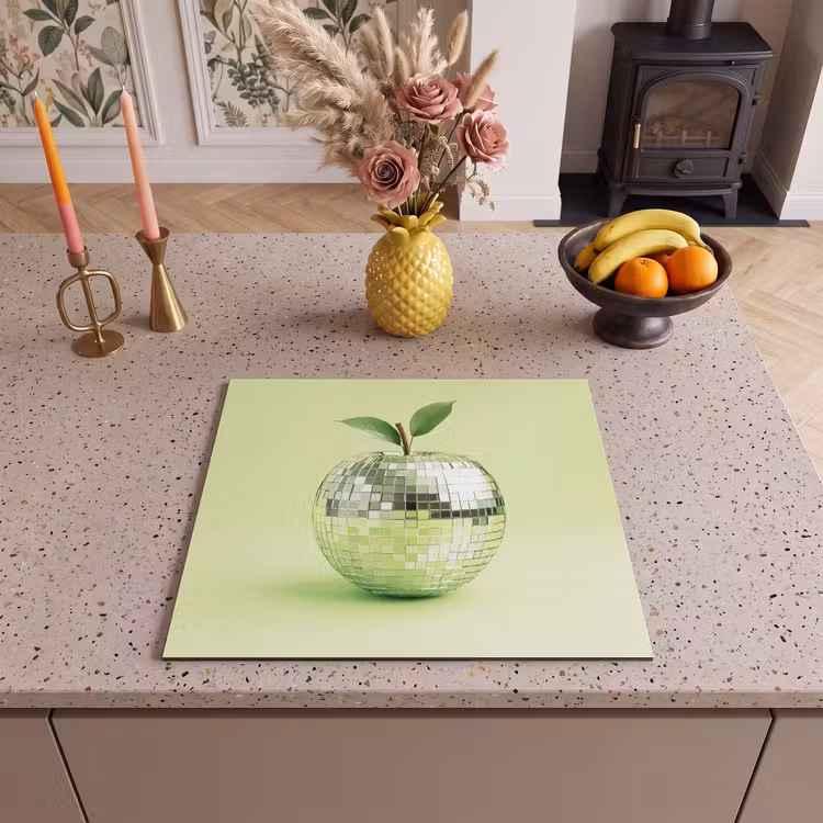 Protection plaque induction - Vert - Disco - Décoration - Pomme — 3