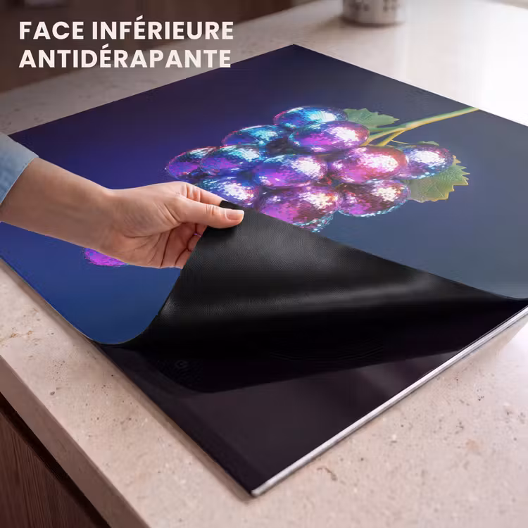Protection plaque induction - Violet - Disco - Fête - Raisin — 7