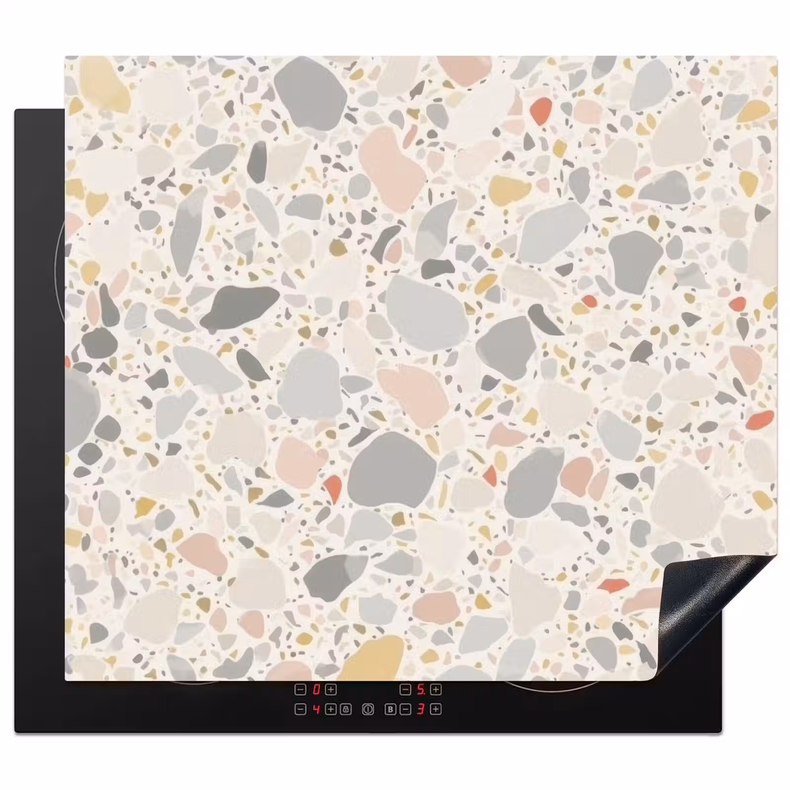 Protection plaque induction - Motifs - Lumière - Terrazzo - Décoration — 1