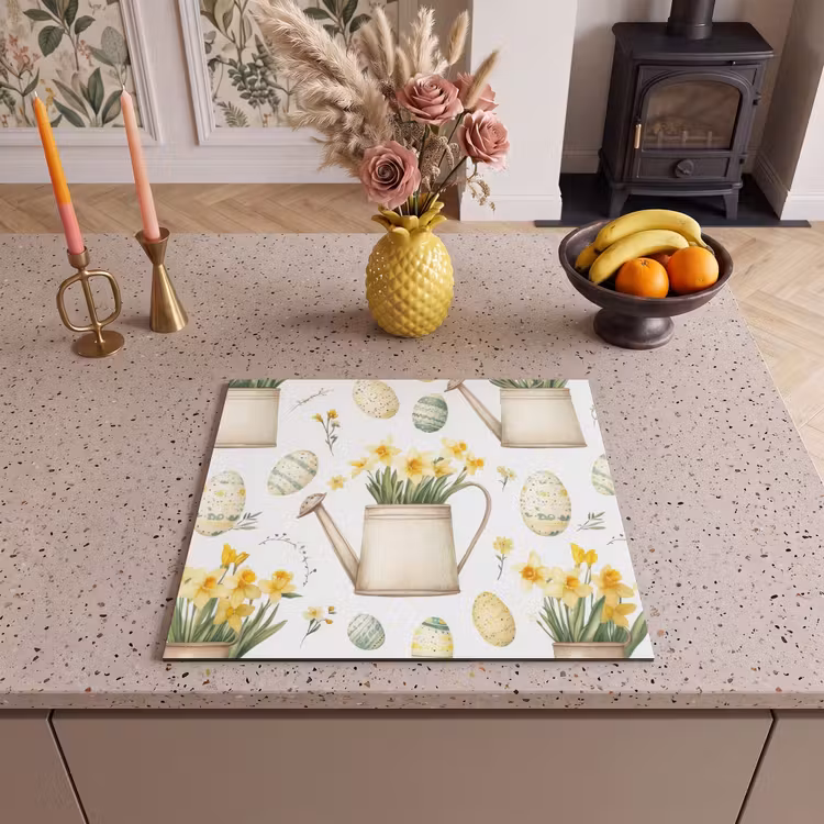 Protection plaque induction - Arrosoir - Fleurs - Oeufs — 3