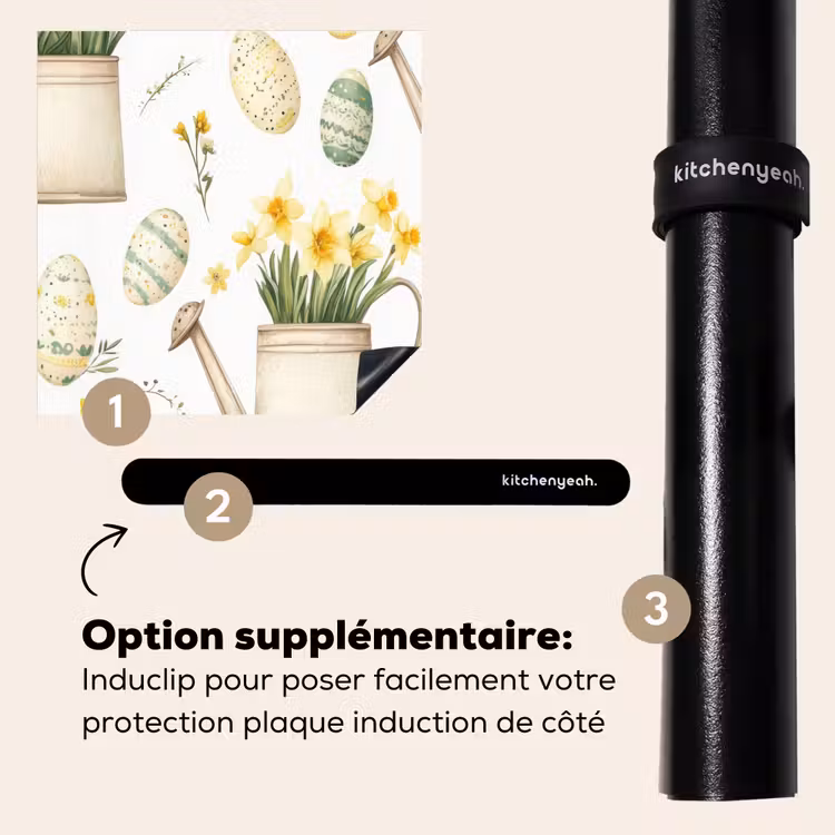 Protection plaque induction - Arrosoir - Fleurs - Oeufs — 8