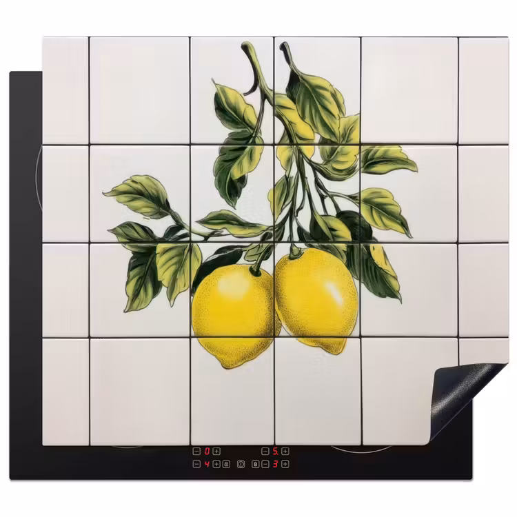 Protection plaque induction - Citron - Décoration - Branches — 1