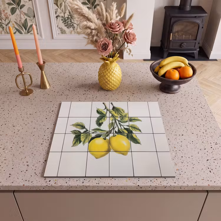 Protection plaque induction - Citron - Décoration - Branches — 3