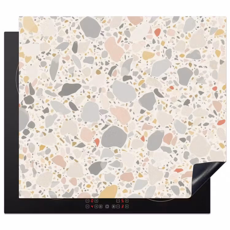 Protection plaque induction - Motifs - Lumière - Terrazzo - Décoration — 1