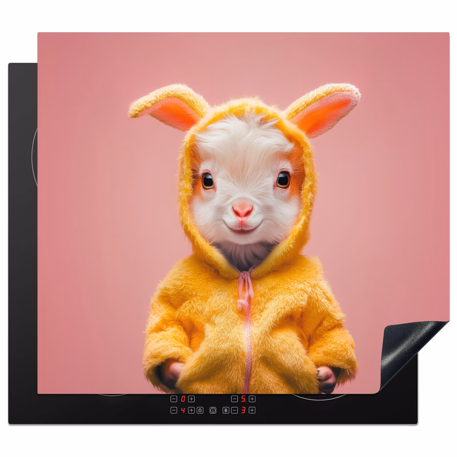 Protection plaque induction - Costume - Chèvre - Lapin de Pâques — 1