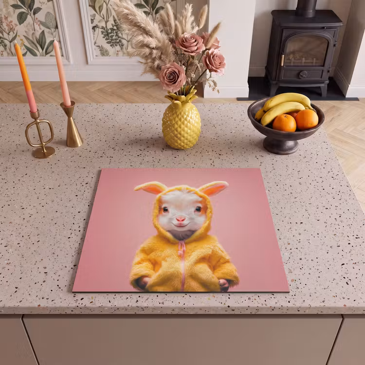 Protection plaque induction - Costume - Chèvre - Lapin de Pâques — 3