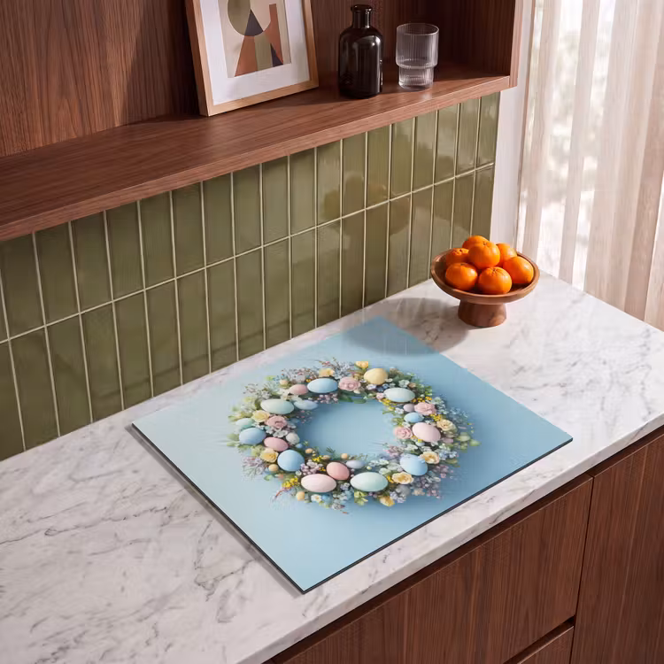 Protection plaque induction - Couronne - Oeufs - Fleurs — 4