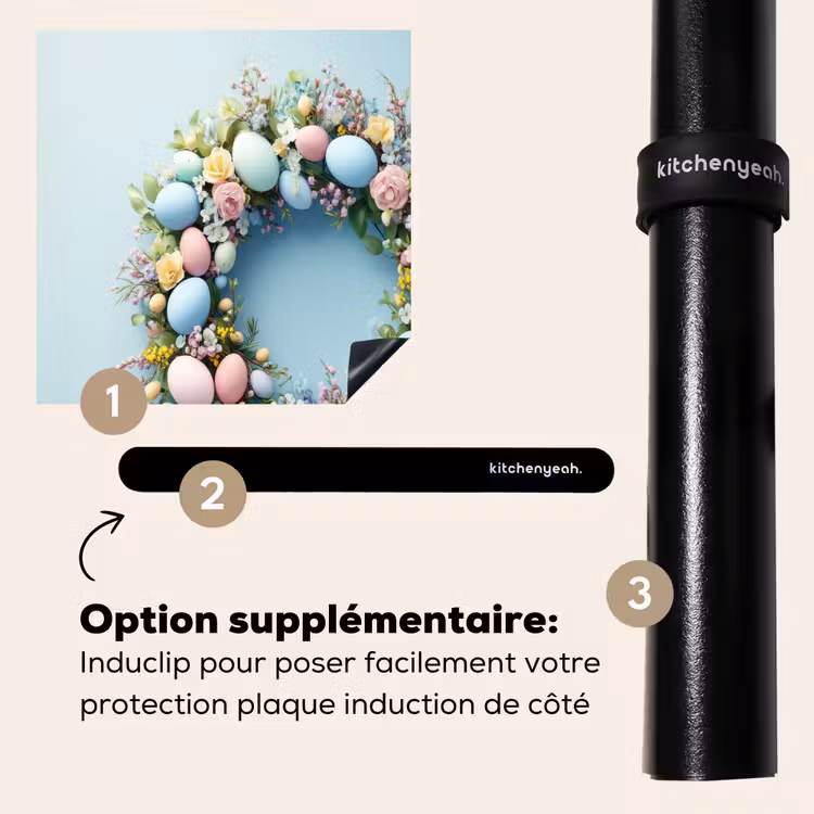 Protection plaque induction - Couronne - Oeufs - Fleurs — 8
