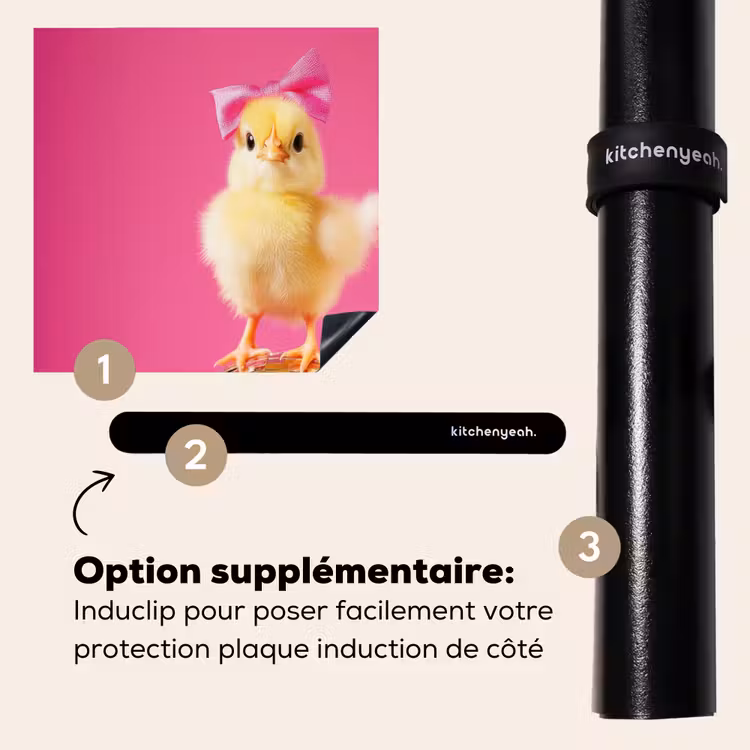 Protection plaque induction - Discoball - Chick - Bow — 8