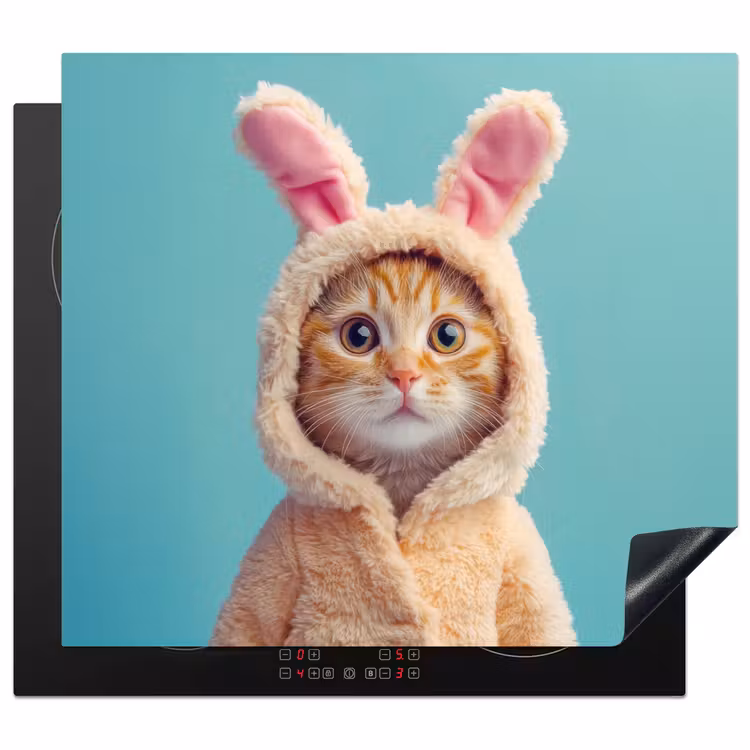 Protection plaque induction - Lapin de Pâques - Chat - Costume — 1