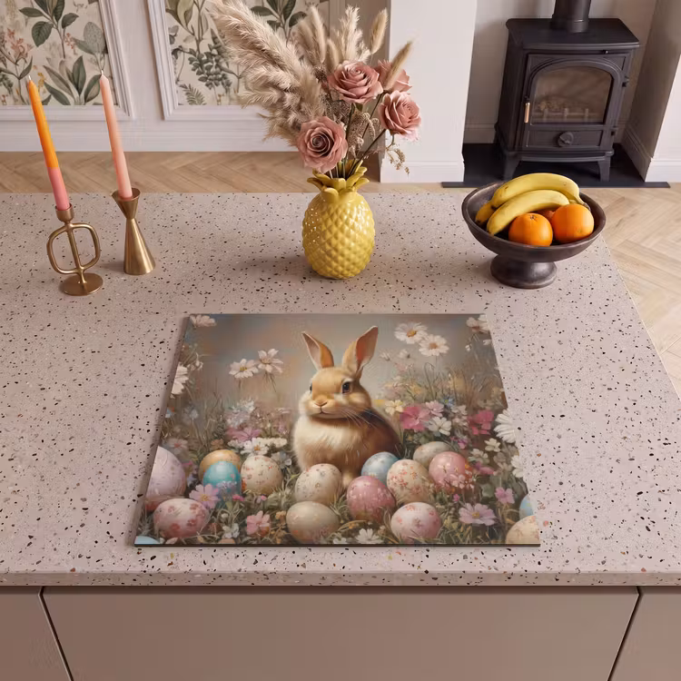 Protection plaque induction - Lapin de Pâques - Printemps - Oeufs de Pâques — 3