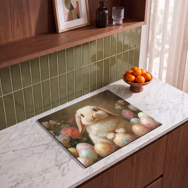 Protection plaque induction - Lapin - Oeufs de Pâques - Nature morte — 4