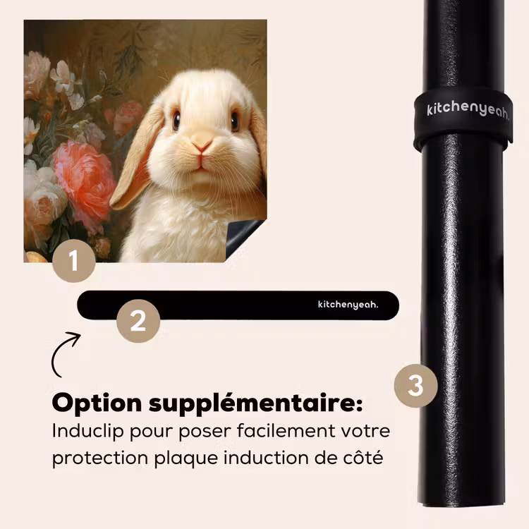 Protection plaque induction - Lapin - Oeufs de Pâques - Nature morte — 8