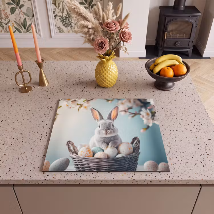 Protection plaque induction - Lapin - Œufs - Panier — 3