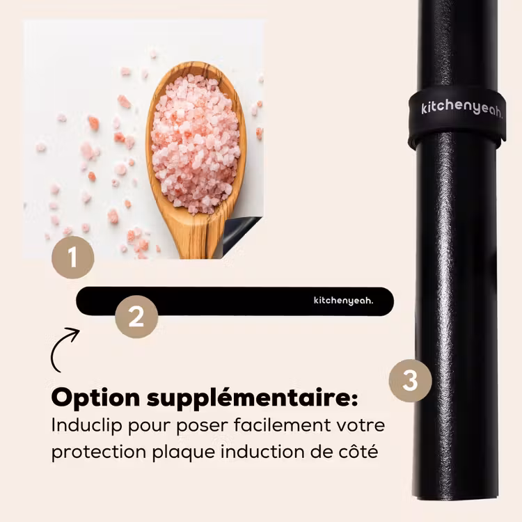 Protection plaque induction - Cuillère - Sel - Rose — 8