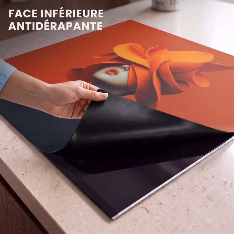 Protection plaque induction - Orange - Chapeau - Femme — 7