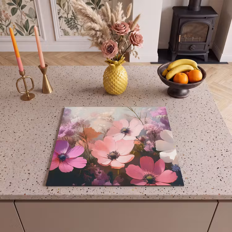 Protection plaque induction - Fleurs - colorées - floraison — 3