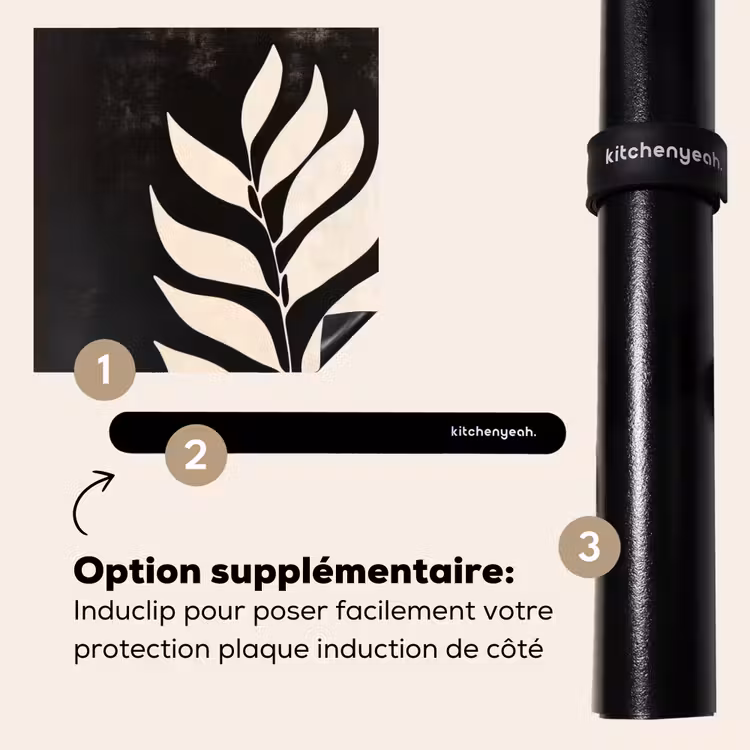 Protection plaque induction - Lame - Blanc - Minimaliste — 8