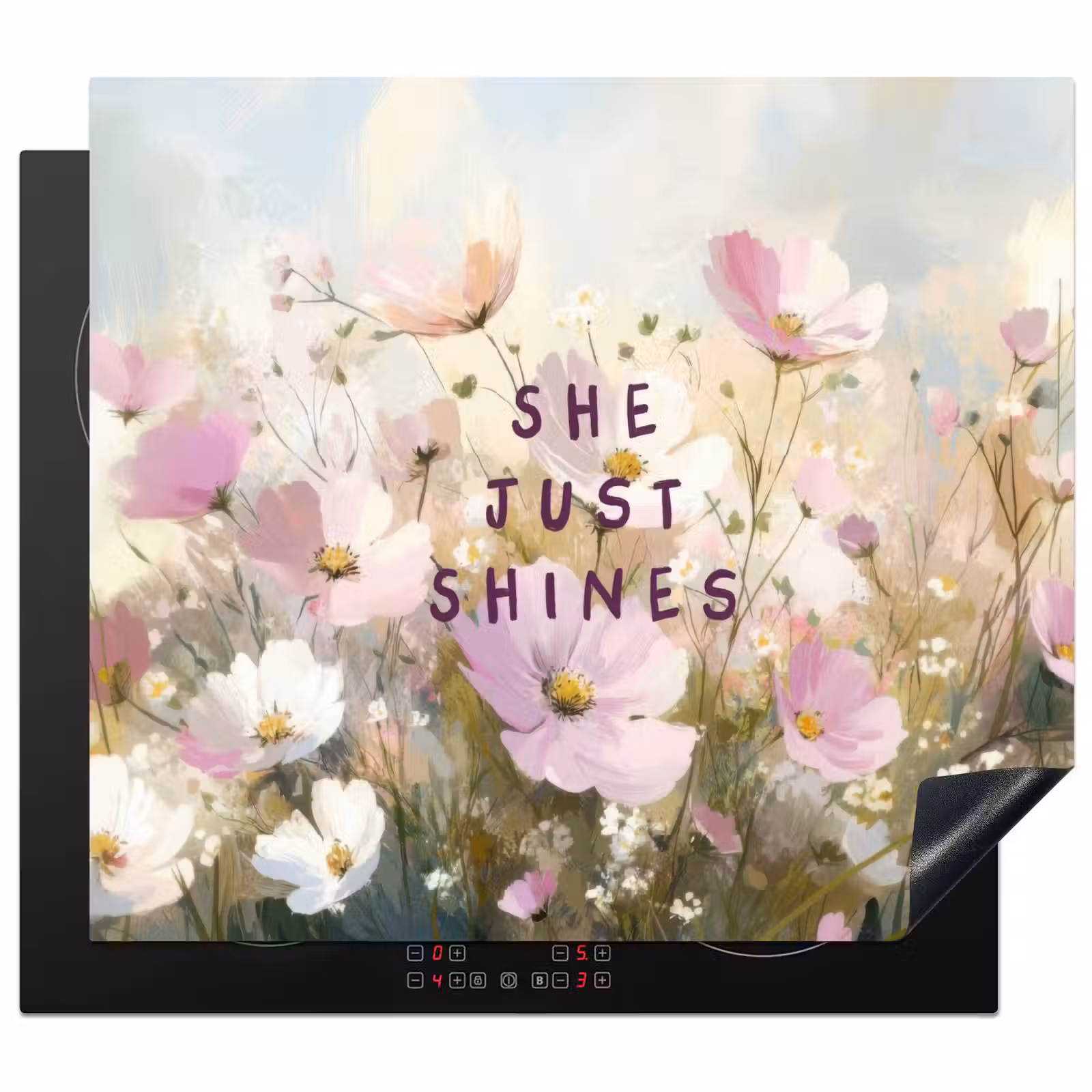 Protection plaque induction - Citation - Fleurs - Pittoresque — 1