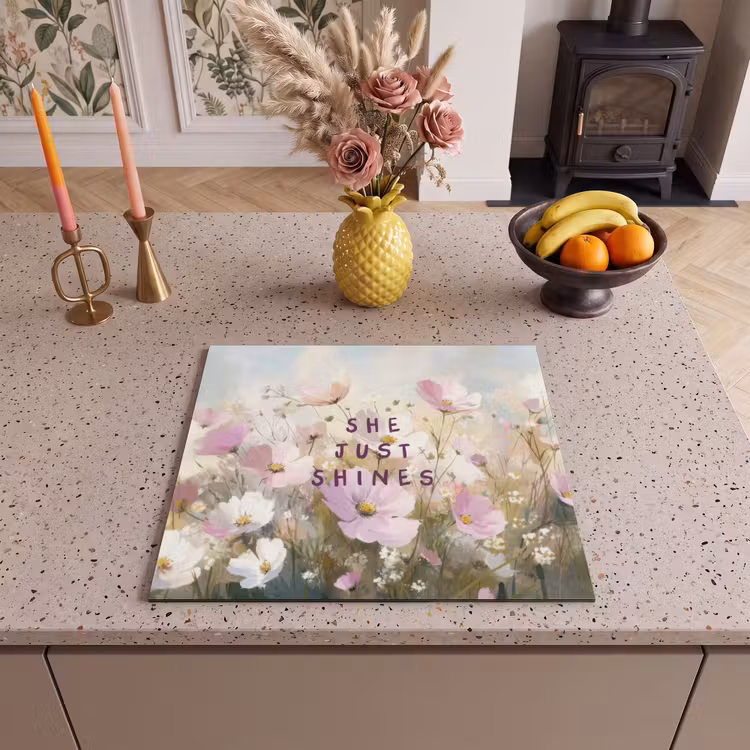 Protection plaque induction - Citation - Fleurs - Pittoresque — 3
