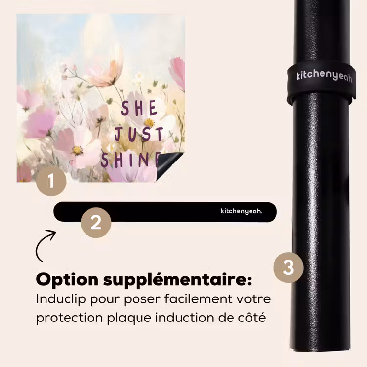 Protection plaque induction - Citation - Fleurs - Pittoresque — 8