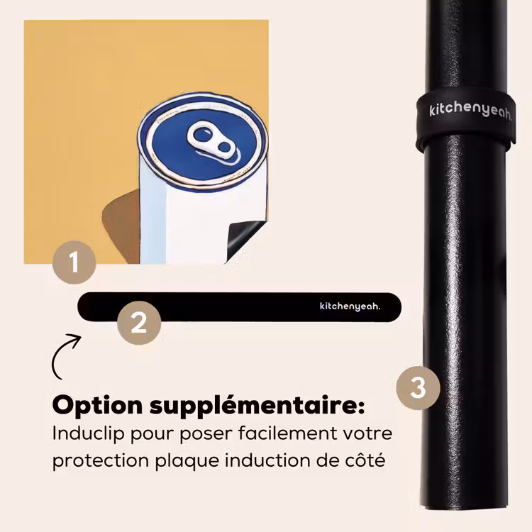 Protection plaque induction - Etain - Minimaliste - Bleu - Illustration — 8
