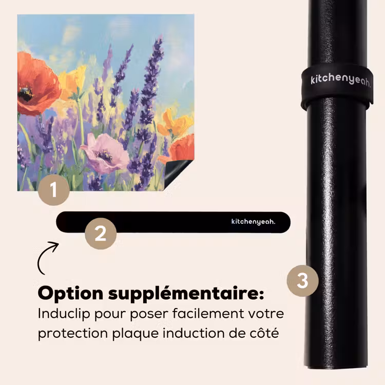 Protection plaque induction - Prairie - Fleurs - Coloré — 8