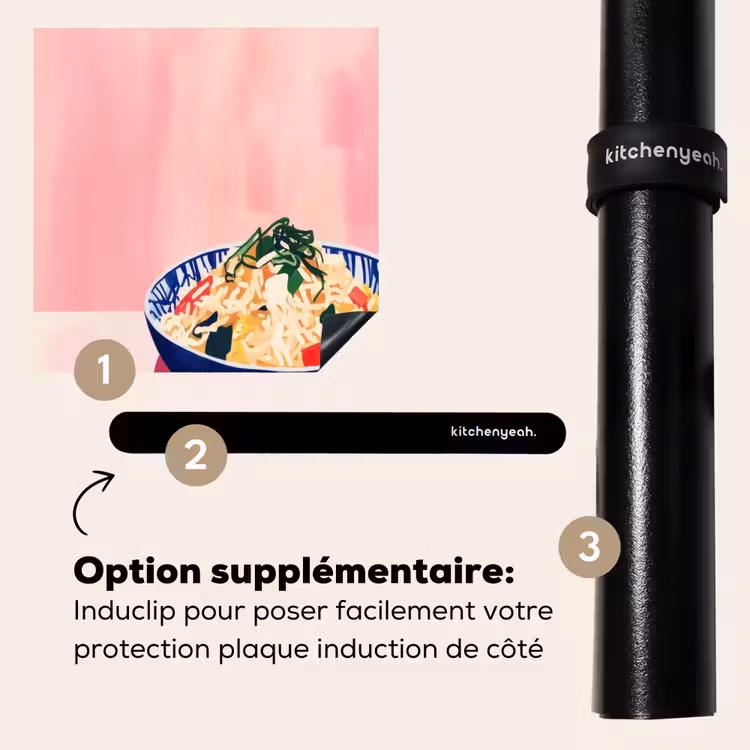 Protection plaque induction - Riz - Illustration - Bol - Légumes — 8