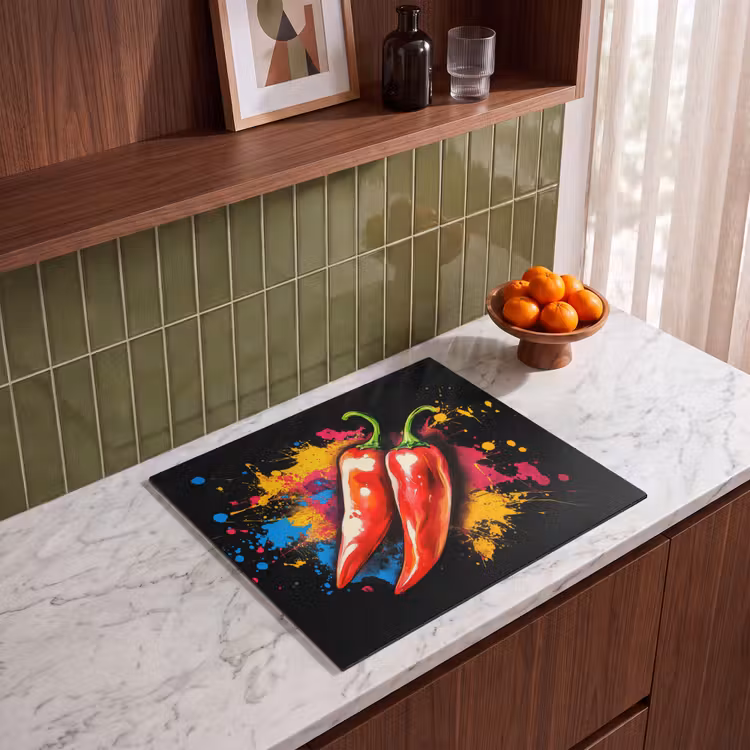 Protection plaque induction - Poivre - Graffiti - Peinture - Abstrait - Moderne - Coloré — 4