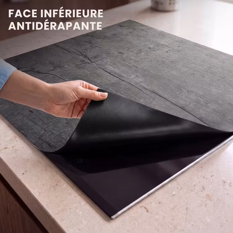 Protection plaque induction - Béton - Gris - foncé — 7