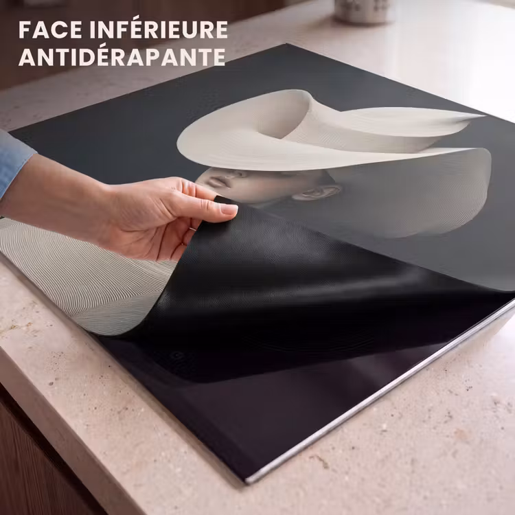 Protection plaque induction - Femme - Ondulée - Chapeau — 7