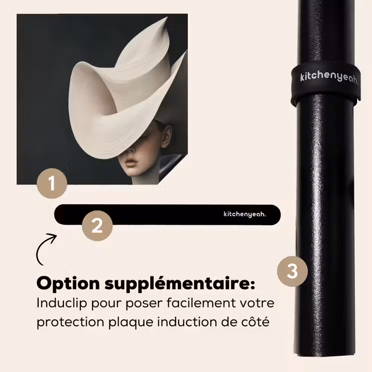 Protection plaque induction - Femme - Ondulée - Chapeau — 8