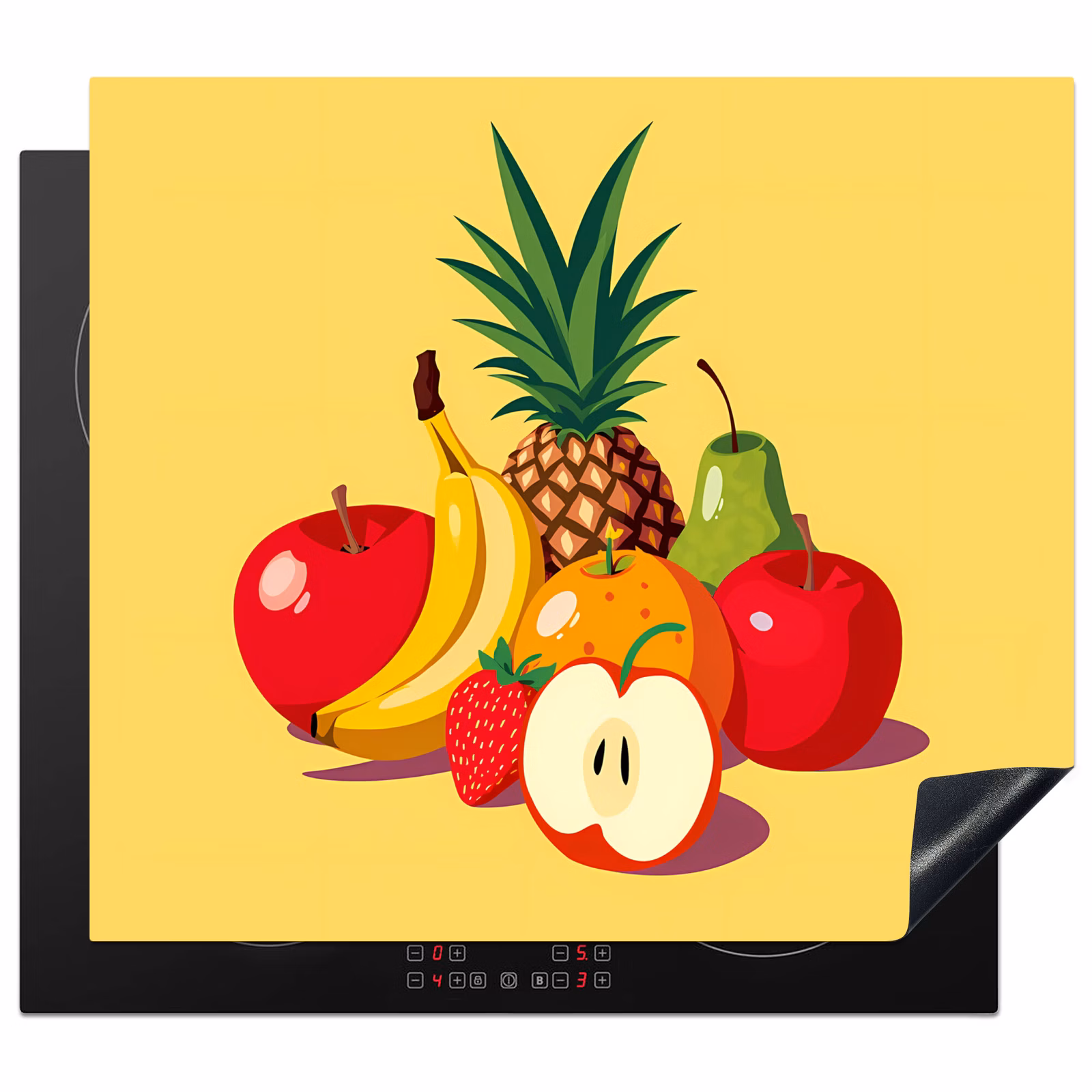 Protection plaque induction - Fruits - Illustration - Coloré — 1