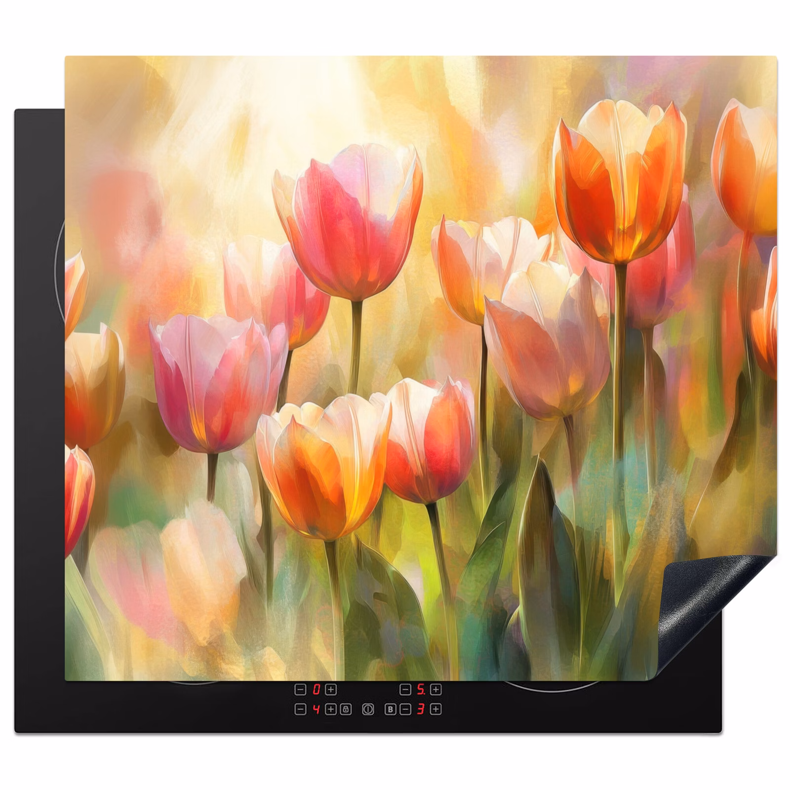 Protection plaque induction - Tulipes - Fairytale - Coloré — 1