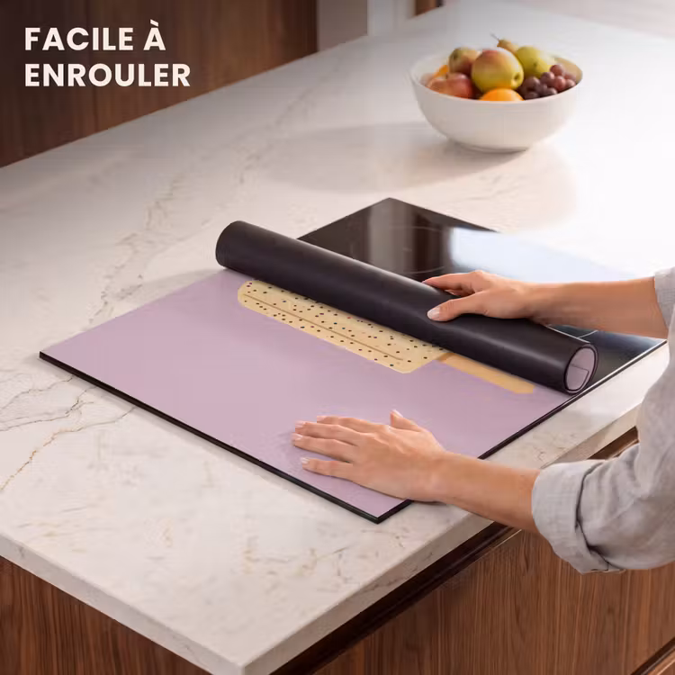 Protection plaque induction - Beige - Glace - Moucheté — 6