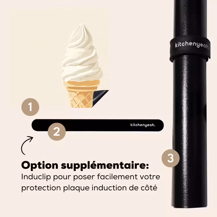 Protection plaque induction - Cornet de glace - Blanc — 8