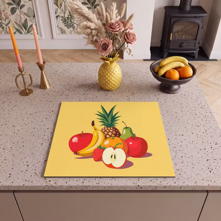 Protection plaque induction - Fruits - Illustration - Coloré — 3