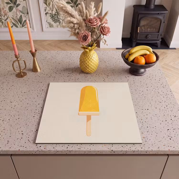 Protection plaque induction - Orange - Bâton - Glace à l'eau — 3