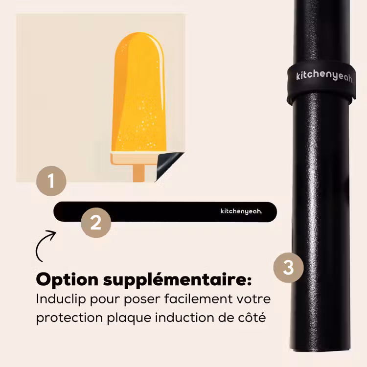 Protection plaque induction - Orange - Bâton - Glace à l'eau — 8
