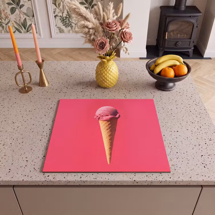 Protection plaque induction - Pelle à glace - Rose - Corne — 3