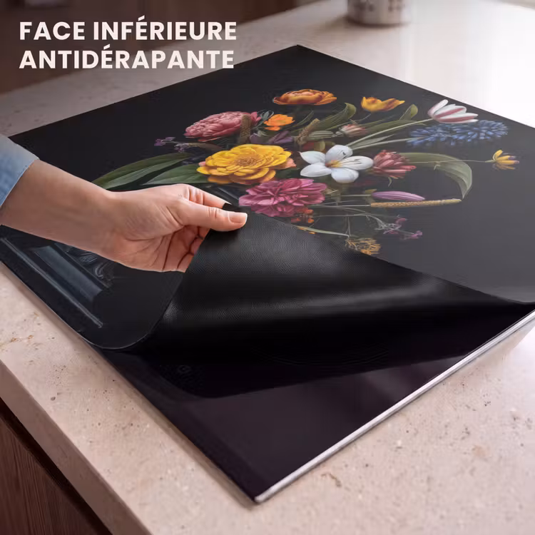 Protection plaque induction - Printemps - Fleurs - Classique - Vase — 7